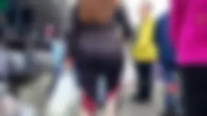 Milf with a tremendous hot ass in the market