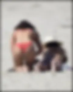 Sexy girls at the beach in thongs and bikinis with nice asses