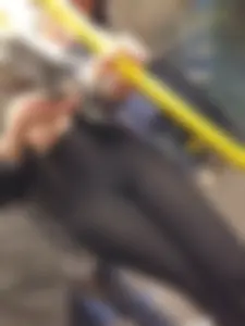 Booty in Seethrough Tights Street VPL Closeups