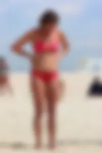 Lifeguard tournament girls on the beach