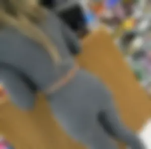 Blonde in gym clothes