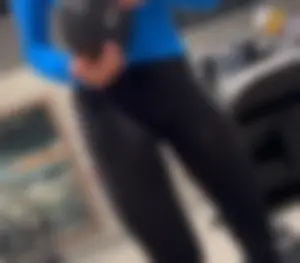 (GIFS) Petite Slim Thick Lebanese Bubble in Gym Sharks