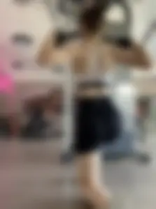 Small shorts in gym