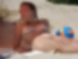 Nude beach and topless girls