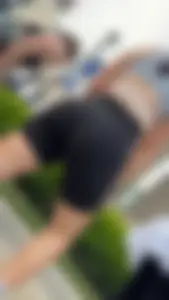 I’m back with a banger! Sexy thick pawg in Lulu biker shorts