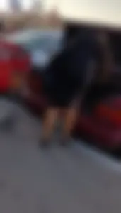 Latina in tight long skirt