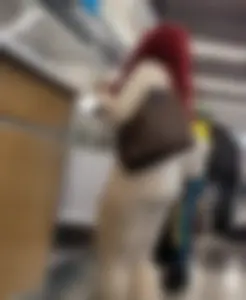 White body suit , booty jus hangin