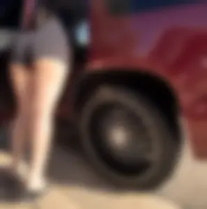 Pawg cheeks hanging out in black romper