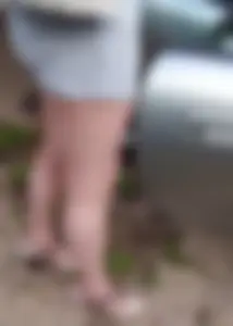 Coworker in skirts and pantyhose
