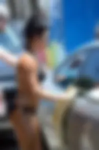 Sexy bikini car wash girls