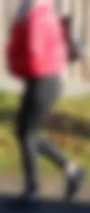 Stunning Teen In Tight Black Leggings