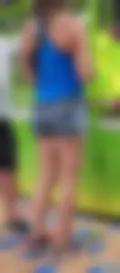 Cute Blonde Milf in shorts