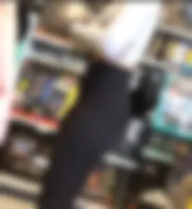 Tight, fit asses at LEGO Store