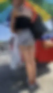 Milf with cheeks out and “Wild” tattoo