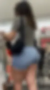 Big Butt In Jean Shorts