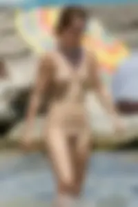 Nude beach and topless girls