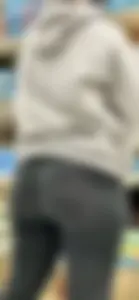 Lady w nice cheeks+VPL to match in slight transparency‼️