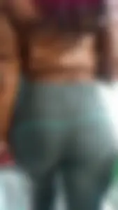 Great Big Ass in Yoga Pants Closeup
