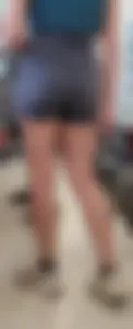 Milf in biker shorts