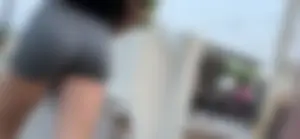 Could have watched all day. Skin tight grey shorts