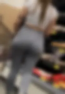 Brazilian Milf in Grey NVGTN leggings w/ Dump Truck Ass