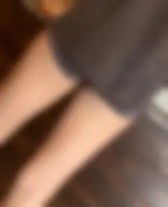 Nice teen thigh gap in booty shorts. Slightly sweaty after workout
