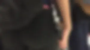 High School teen ass in leggings