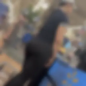 Bubble butt in leggings