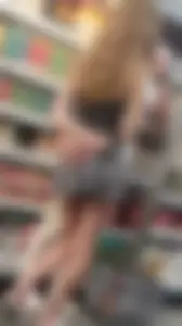 Candid hottie in a short dress at the supermarket creepshots, nice legs