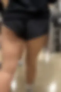 Meaty cheeks on college girl going up the stairs