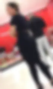 Asian milf perfect round ass in yoga pants and top long creep