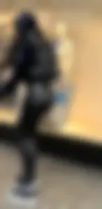 Hottest bubble ass in shiny black leggings