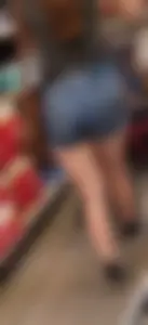 Tight Ass in Jean Shorts! OC