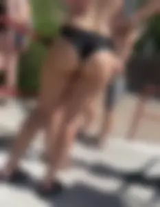 Awesome beach butt closeups