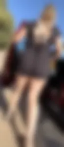Pawg cheeks hanging out in black romper
