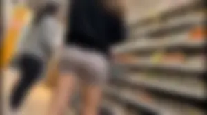 College Ass in spandex shorts