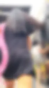 Bouncing ass on black dress (OC)