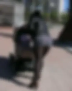 Stocky Milf in Black Pantyhose And Short Skirt Bending Over And Flashing Her Ass Street Creepshots