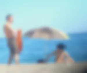 Nude beach and topless girls