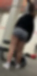 Juicy Thick ASS At the GYM In Spandex Shorts