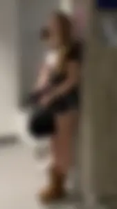 3 College Girls Showing Cheeks In Shorts