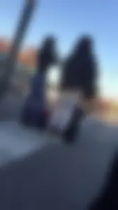 Teen in jeans pants bend over
