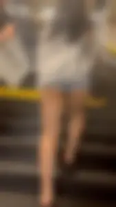 OC Asian Coed Short Shorts Butt Out