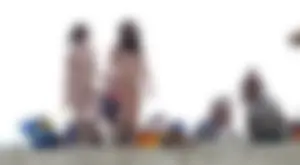 Nude beach and topless girls