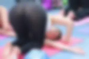 Candid yoga girls