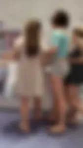 Big beautiful face lady in shorts…VPL