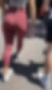 Must see! Nice Ass in red leggings   Not OC