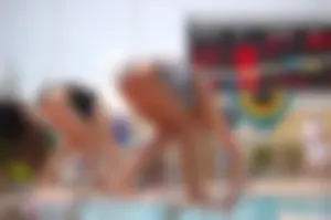 Group of teen and early 20's swimmers
