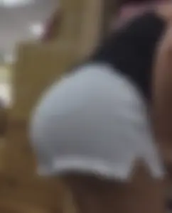 CRAZY THICK Dominican BBL in White Shorts