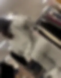 Perfect juicy jiggly fat ass in grey pants